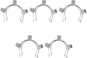 Jr250318013 Bonsicoky 5 Pack Metal Joint Clips - 24# Stainless Steel Keck Clamp Glass Ground