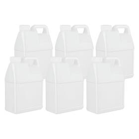 Bpfy Bp-plasticjug2l 6 Pack 64 Oz Clear Plastic Jugs With Lids Water Ounces 0.5 Gallon