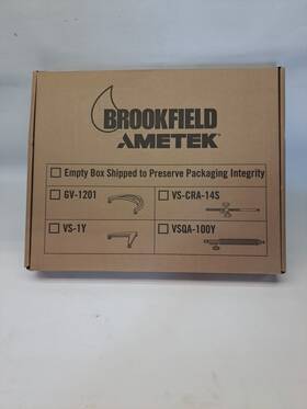 Gv-1201 Brookfield Metek Lab Stand Set Mtg Brkt / Partial Rod Used