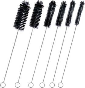 Bf06st Brush Family Straw Cleaner Set 6 Piece 12 Inch Long Pipe Large 6pcs Black