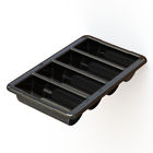 10729661234674 Btc10-12 Impact Products Black Cutlery Tray Compartment Flatware Holder