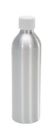 Btl-ma-8 Vestil Aluminum Round Metal Bottle With White Threaded Cap Oz