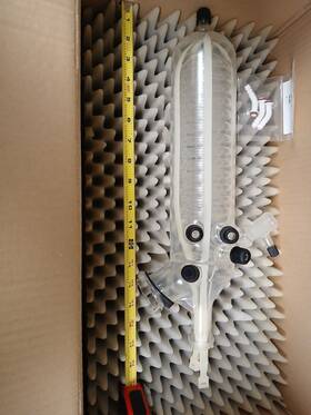 040603 Buchi Glass Rotary Evaporater Condenser Coil 040603 Buchi Glass Rotary Evaporater Condenser Coil