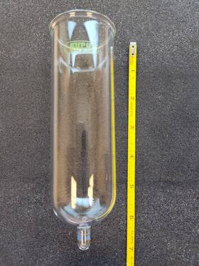 046072 Buchi Set Of 12 Graduated Glass Tubes R-12 Residual Volume 0.3 Ml Part