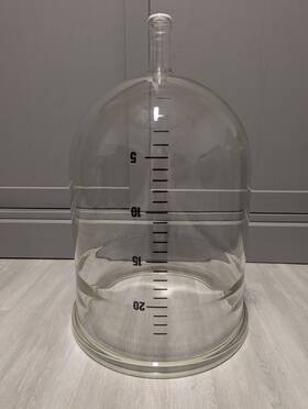 15.13180.0000 Buchi Buchiglasuster Glass 20 Liter Zr Graduated Vessel 27 L Total Capacity