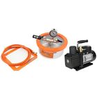 Bvv2qtfssvek Best Value Vacs Qt Flat Stainless Steel Vacuum Chamber And