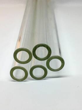 Pgt-12 By Di Angelos 4 Inch Long 6 Piece Premium Borocilicate Glass Tubes 12 Mm Od 2 M