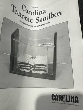 Geo-779 Carolina Tectonic Sandbox