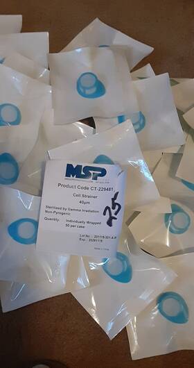 Ct-229481 Cell Treat Msp 40 M Nylon Strainer /blue/ Sterile 25 Ind. Sealed 229481 Ct-229481 Cell Treat Msp 40 M Nylon Strainer /blue/ Sterile 25 Ind. Sealed 229481