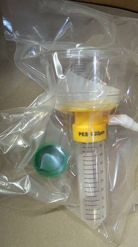 0.22um Celltreat 229710 5 - 50ml Graduated Centrifuge Tube Filter Systems