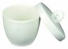 Cg-1882-03 Chemglass Porcelain Crucible Tall Form Glazed Cg-1882-03 Chemglass Porcelain Crucible Tall Form Glazed