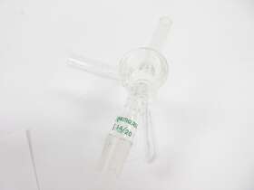 Af-0509-10 Chemglass 14/20 Adapters Flushing Airfree Schlenk - No Stopcock Af-0509-10 Chemglass 14/20 Adapters Flushing Airfree Schlenk - No Stopcock
