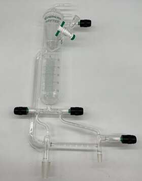 Af-0700-02 Chemglass Solvent Distillation Head Airfree Schlenk 24/40 500ml 0.5l Af-0700-02 Chemglass Solvent Distillation Head Airfree Schlenk 24/40 500ml 0.5l
