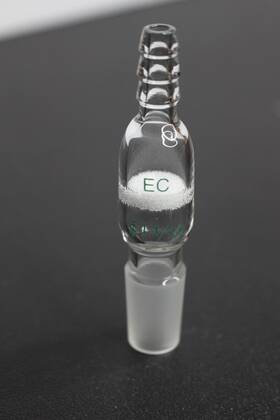 Cg-1011-14 Chemglass Adapter Inlet Fritted Disc 14/20 Inner Joint 65mm Height