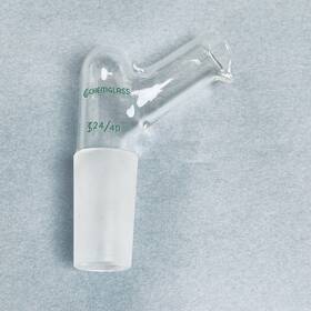 Cg-1058-01 Chemglass Glass Transfer Adapter 24/40 Inner Joint Set Of 2 Adapters