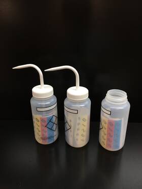 Cg-1131-v-007 Chemglass Cat No Bottle Washing Ldpe 500ml Self Venting Lot 3 Pcs