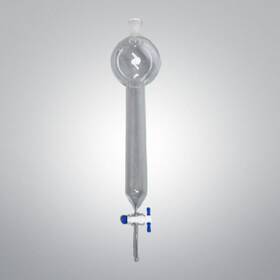 Cg-1196-06 Chemglass Chromatography Column With 500ml Reservoir And Stopcock 1.5 X 18 Inch