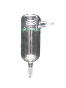 Cg-1209-a-22 Chemglass Dewar Type Condenser 14/20 Joints 75 Angle 120x31mm