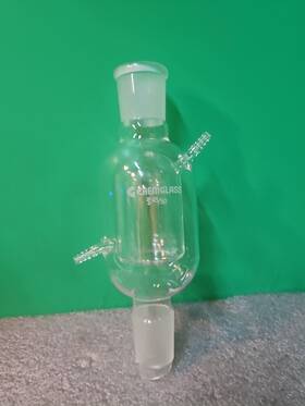 Cg-1217-25 Chemglass Cg-1217 Jacketed Condenser 45/50 Joint Reflux 315 X 100mm