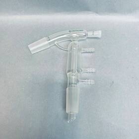 Cg-1239-03 Chemglass Short Path Distilling Head 10/30 Thermometer Joint 24/40 Lower Joints