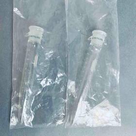 Cg-1278-01 Chemglass Graduated Distilling Receiver Tube 12ml 14/20 Joint With Hooks 2 Tubes