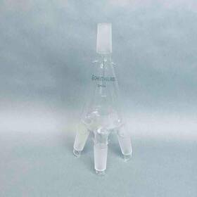 Cg-1279-04 Chemglass Receiving Flask 50 Ml With Hooks 24/40 Joints