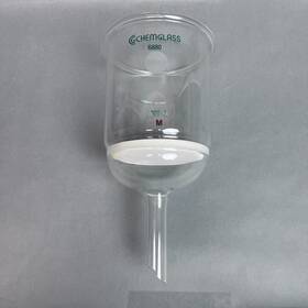 Cg-1406-36 Chemglass Whelan Scientific Glass 3l Buchner Filter Funnel Lower Vacuum Fine Frit Cg-1406-36 Chemglass Whelan Scientific Glass 3l Buchner Filter Funnel Lower Vacuum Fine Frit