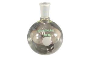Cg-1506-23 Chemglass Glass 1000ml Round Bottom Flask Single Neck St 24/40