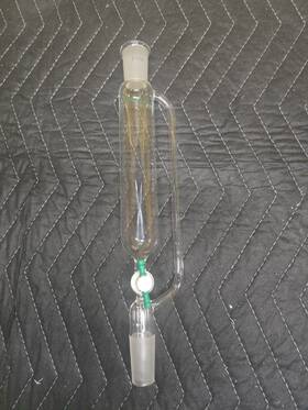 Cg-1702-02 Chemglass 125ml Addition Funnel 24/40 Joint Size