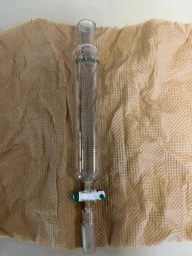 Cg-1712-03 Chemglass 250 Ml Addition Funnel 24/40 Joint Ptfe Stopcock