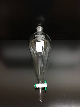 Cg-1740-07 Chemglass 2000ml Separatory Funnel Squibb #38 Outer Stopper Neck