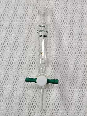 Cg-1860-01 Chemglass Peptide Synthesis Vessel 10ml Solid Phase Med Frit Gl-14 Cg-1860-01 Chemglass Peptide Synthesis Vessel 10ml Solid Phase Med Frit Gl-14