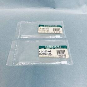 Cg-207-03 Chemglass Gas Dispersion Tube Micro Coarse Porosity Lot Of 2 Tubes