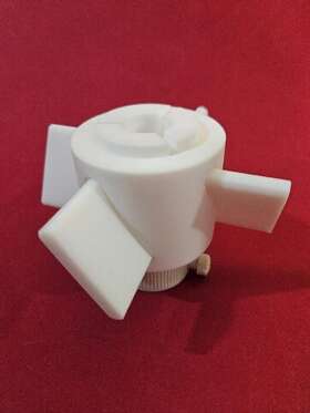 Cg-2095-01 Chemglass 4 Blade Ptfe Agitator For 19mm Shaft 3512