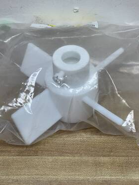 Cg-2095-06 Chemglass 6 Inch Stirring 4-blade Stirrer Agitator 60 Angled Blades
