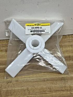 Cg-2095-21 Chemglass Stirring 4-blade Stirrer Agitator 9 Inch 45 Angled Blades