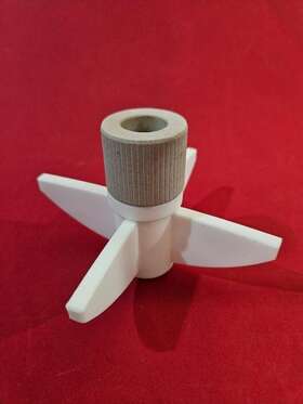 Cg-2096-07 Chemglass Ptfe High Viscosity Agitator For 19mm Shaft 3511