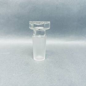 Cg-3006-01 Chemglass Hollow Hex Head Glass Stopper 24/40 Lot Of 4 Stoppers