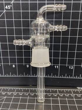 Cg-3030-03 Chemglass Micro-sublimer Cold Finger Condenser 24/25 Pyrex Lab Glass