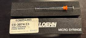 Cg-3074-11 Chemglass New Kloehn Glass 100 L Syringe Fixed Needle Micro