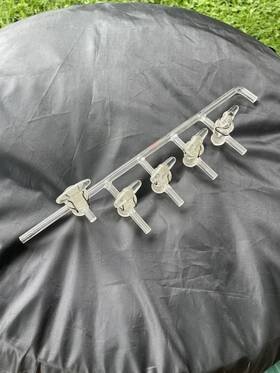 Cg-4440-03 Chemglass Pyrex Glass 5-port Manifold