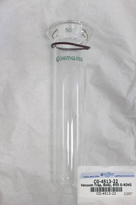 Cg-4513-22 Chemglass Vacuum Trap O-ring Style Lower Body Only #50 Joint