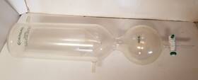 Cg-4517-02 Chemglass Glass 1000ml Plastic Coated Solvent Dewar Vacuum Trap 1l