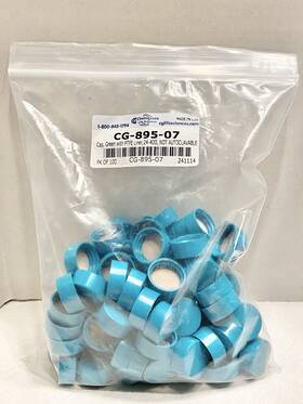 Cg-895-07 Chemglass 90pcs Green Cap With Pfte Liner 25-400