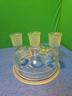 Cg-1940-09 Chemglass Cg194009 Reaction Vessel Lid 3-neck 45/50 200mm