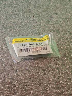 Cg1963b14 Chemglass 7/16 Inch Deep Socket 6 Point 1/4 Drivecg-1963-b-14