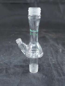 Mw-50-01 Chemglass Hickman Still Head 14/10 With 8-425 Side Port Minum-ware #mw-50-01 Mw-50-01 Chemglass Hickman Still Head 14/10 With 8-425 Side Port Minum-ware #mw-50-01