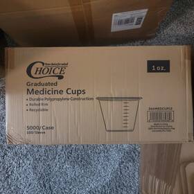 346medcup1z Choice 5 000 1 Oz Disposable Polypropylene Graduated Medicine Cup
