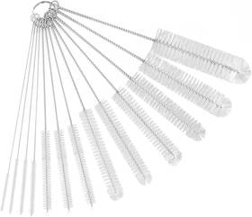 Cqtbw13 Ciaraq Bottle Cleaning Brushes 8 Inch Nylon Tube 8.0 13pcs White