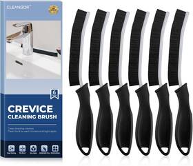 A1-se Cleangor Crevice Cleaning Brushes Cleaner Scrub Brush Tool For Hard To Reach Black